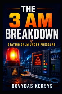 The 3 AM Breakdown: Staying Calm Under Pressure: A Practical Guide to Troubleshooting, Decision-Making, Communication, and Safe Recovery During Indust cover