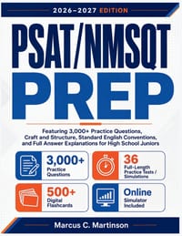 PSAT/NMSQT Prep 2026-2027: Featuring 3,000+ Practice Questions, Craft and Structure, Standard English Conventions, and Full Answer Explanations for Hi cover