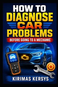 How to Diagnose Car Problems Before Going to a Mechanic: A Beginner-Friendly Guide to Warning Lights, Strange Noises, Starting Problems, Overheating, cover