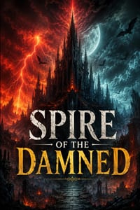 Spire of the Damned: A Dark Epic Fantasy of Ancient Evil, Forbidden Magic, and a Kingdom on the Brink cover