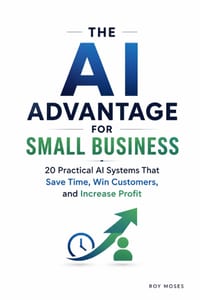 AI Advantage For Small Business: 20 Practical AI Systems That Win Customers and Increase Profit cover