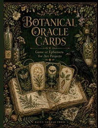 Botanical Oracle Cards: Game or Ephemera for Art Projects Cut-Up and Play cover