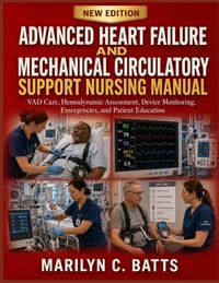 Advanced Heart Failure and Mechanical Circulatory Support Nursing Manual: VAD Care, Hemodynamic Assessment, Device Monitoring, Emergencies, and Patien cover