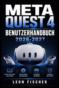 Meta Quest 4 Benutzerhandbuch 2026-2027: Die vollständige Anleitung: Einrichtung Schritt für Schritt, alle Funktionen erklärt, Problemlösungen und Ins cover