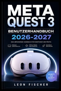 Meta Quest 3 Benutzerhandbuch 2026-2027: Der große Praxis-Ratgeber zu Ersteinrichtung, Bewegungsspielen, Streaming und Problemlösungen für Groß und Kl cover