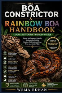 The Boa Constrictor & Rainbow Boa Handbook Expert and Beginner-Friendly Guida: Expert and Beginner-Friendly Guidance for Raising Healthy, Well-Adjuste cover