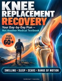 The Knee Replacement Recovery Guide Doctors Skip: A Day-by-Day TKR Plan to Ease Swelling, Sleep, Scars & Range of Motion - What to Expect Preparing fo cover
