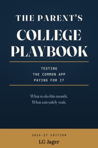 The Parent's College Playbook: Testing - Applications - Paying For It cover