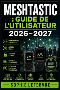 Meshtastic: GUIDE DE L'UTILISATEUR 2026-2027: Configuration, Réseau Maillé LoRa et Communication Radio Longue Portée Sans Internet ni Réseau Cellulair cover