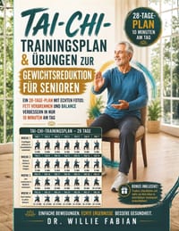 Tai-Chi-Trainingsplan & Übungen zur Gewichtsreduktion für Senioren: Ein 28-Tage-Plan Mit Echten Fotos: Fett Verbrennen Und Balance Verbessern In Nur 1 cover