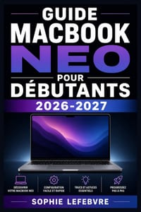 Guide Macbook Neo Pour Débutants 2026-2027: Configuration Simple, Fonctionnalités Essentielles et Astuces de Dépannage: Maîtrisez Votre Nouvel Ordinat cover