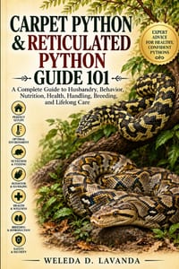 Carpet Python & Reticulated Python Guide 101: A Complete Guide to Husbandry, Behavior, Nutrition, Health, Handling, Breeding, and Lifelong Care cover