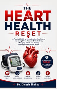 The Heart Health Reset: A 90-Day Guide to Better Blood Pressure, Healthy Cholesterol, Smart Nutrition, Exercise, Stress Management & Lifelong Heart He cover