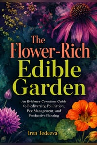 The Flower-Rich Edible Garden: An Evidence-Conscious Guide to Biodiversity, Pollination, Pest Management, and Productive Planting cover