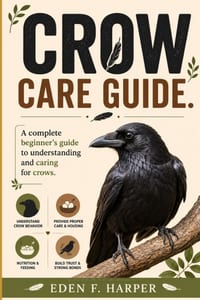Crow Care Guide: A Complete Beginner's Guide to Understanding and Caring for Crows cover