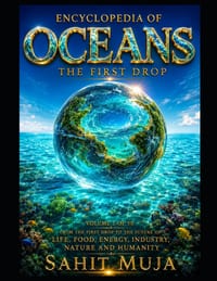 Encyclopedia of Oceans: The First Drop: Volume 1 of 50 from the First Drop to the Future of Life Food Energy Industry Nature and Humanity cover