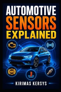 Automotive Sensors Explained: A Practical Guide to Engine, Transmission, ABS, Emissions, Safety, and ADAS Sensors-How They Work, Fail, and How to Test cover