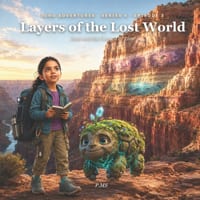 Layers of the Lost World: A Juno and Pebble Grand Canyon Adventure (Juno and the Canyon of Time - Book 3) cover