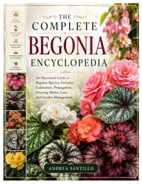The Complete Begonia Encyclopedia: An Illustrated Guide to Begonia Species, Varieties, Cultivation, Propagation, Growing Media, Care, and Garden Manag cover