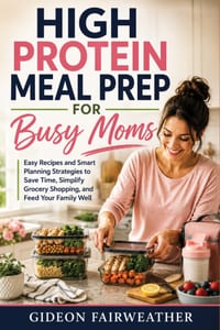 High Protein Meal Prep for Busy Moms: Easy Recipes and Smart Planning Strategies to Save Time, Simplify Grocery Shopping, and Feed Your Family Well cover