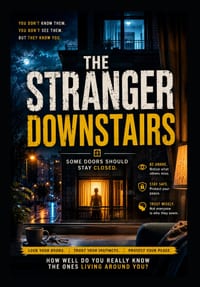 The Stranger Downstairs: A Gripping Psychological Thriller of Hidden Secrets, Suspicion, and the Stranger Who Knows Too Much cover