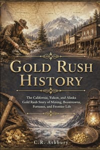 Gold Rush History: The California, Yukon, and Alaska Gold Rush Story of Mining, Boomtowns, Fortunes, and Frontier Life cover