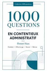 1000 questions en contentieux administratif cover