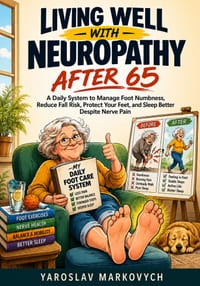 Living Well with Neuropathy After 65: A Daily System to Manage Foot Numbness, Reduce Fall Risk, Protect Your Feet, and Sleep Better Despite Nerve Pain cover