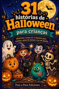 31 histórias de Halloween para crianças: Histórias curtas de 5 minutos para outubro, antes de dormir e ler em família cover