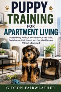 Puppy Training for Apartment Living: Master Potty Habits, Calm Behavior, Crate Skills, Socialization, Enrichment, and Everyday Manners Without a Backy cover