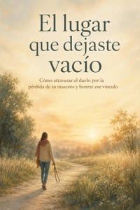El lugar que dejaste vacío: Cómo atravesar el duelo por la pérdida de tu mascota y honrar ese vínculo cover