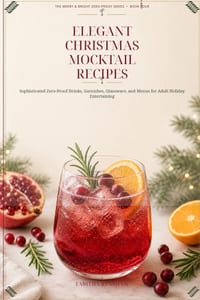 Elegant Christmas Mocktail Recipes: Sophisticated Zero-Proof Drinks, Garnishes, Glassware, and Menus for Adult Holiday Entertaining cover