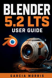 Blender 5.2 Lts User Guide: Create Professional 3D Projects with Modeling, Sculpting, Materials, Rendering, Animation, Rigging, Geometry Nodes, and Mo cover