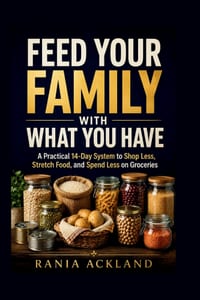 Feed Your Family with What You Have: A Practical 14-Day System to Shop Less, Stretch Food, and Spend Less on Groceries cover