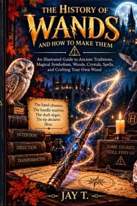 The History of Wands and How to Make Them: An Illustrated Guide to Ancient Traditions, Magical Symbolism, Woods, Crystals, Spells, and Crafting Your O cover