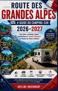 Route des Grandes Alpes guide du camping-car 2026-2027: Cols alpins, campings, étapes quotidiennes et 7 cartes d'itinéraire de Thonon-les-Bains à Ment cover