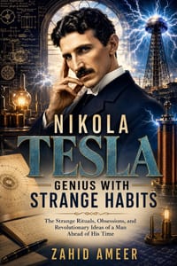 Nikola Tesla: Genius with Strange Habits: The Strange Rituals, Obsessions, and Revolutionary Ideas of a Man Ahead of His Time cover
