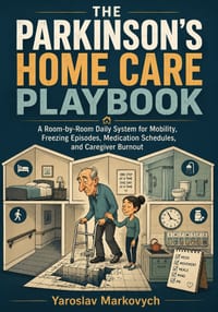 The Parkinson's Home Care Playbook: A Room-by-Room Daily System for Mobility, Freezing Episodes, Medication Schedules, and Caregiver Burnout cover