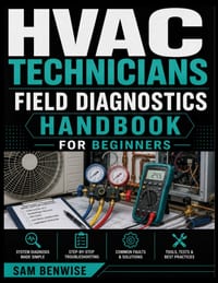HVAC Technicians Field Diagnostics Handbook For Beginners: Practical Troubleshooting and System Testing for Residential and Light Commercial Equipment cover