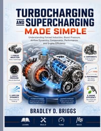 Turbocharging and Supercharging Made Simple: Understanding Forced Induction, Boost Pressure, Airflow Dynamics, Components, Performance, and Engine Eff cover