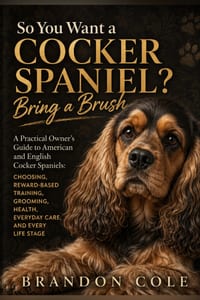 So You Want a Cocker Spaniel? Bring a Brush: A Practical Owner's Guide to American and English Cocker Spaniels: Choosing, Reward-Based Training, Groom cover