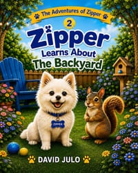 Zipper Learns About the Backyard: A Children's Story About Patience, Anxiety, and Friendship cover