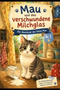 Mau und das verschwundene Milchglas: Die Abenteuer der Katze Mau Nr. 1 cover