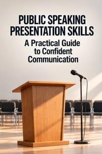 Public Speaking & Presentation Skills: A Practical Guide to Confident Communication cover