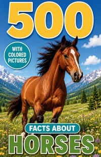 500 Fascinating Facts About Horses: Incredible Equine Trivia, Survival Secrets and Wild Discoveries for Kids and Adults cover