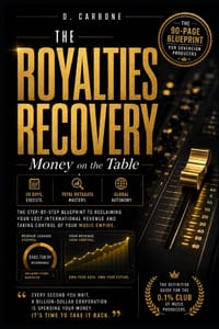 The Royalties Recovery: Money on the Table: The 90-Page Blueprint to Reclaiming Your Global Music Assets cover