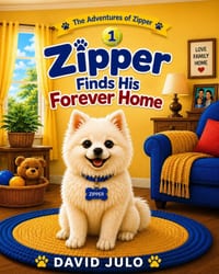 Zipper Finds His Forever Home: Zipper Finds His Forever Home With His Family cover