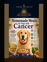 Homemade Meals for Dogs with Cancer: Comforting, Wholesome Recipes to Nourish Your Dog Alongside Veterinary Care cover