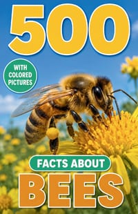 500 Fascinating Facts About Bees: Explore The Intricate World Of Tiny Winged Workers With Trivia For Kids And Adults cover