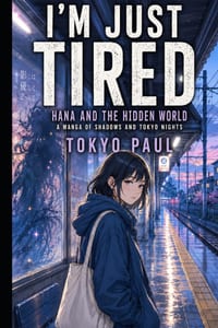 I'm Just Tired: Hana and the Hidden World: A Manga of Shadows and Tokyo Nights cover